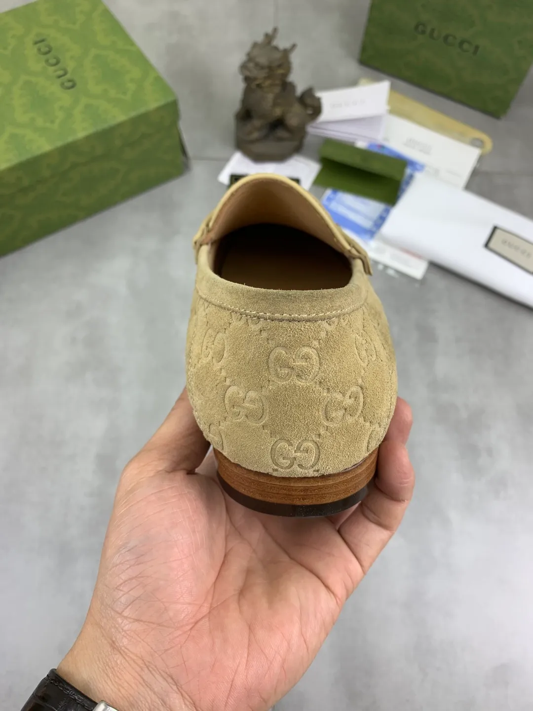 Men's men's shoes 💰P540 [New style] Water-dyed cowhide 💰💎💎💎 [Gucci] Gucci high-end men's formal business leather shoes, original order 1:1 authentic goods! Original imported high-end washed calfskin, original metal buckle, imported first-layer cowhide lining for feet, original outsole, men's shoe size: 38-44, multiple colors available